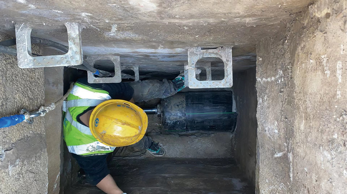 穆棱HDPE短管内衬法